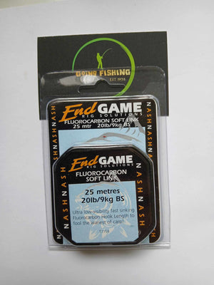 Nash End Game Flurocarbon Soft Link 20lb 9.0kg 25m