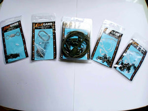 Nash Terminal Tackle Bundle GREEN - micro swivels- ring swivels-bolt bead rig