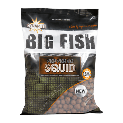 Dynamite Baits Spicy Peppered Squid 15mm 1.8kg