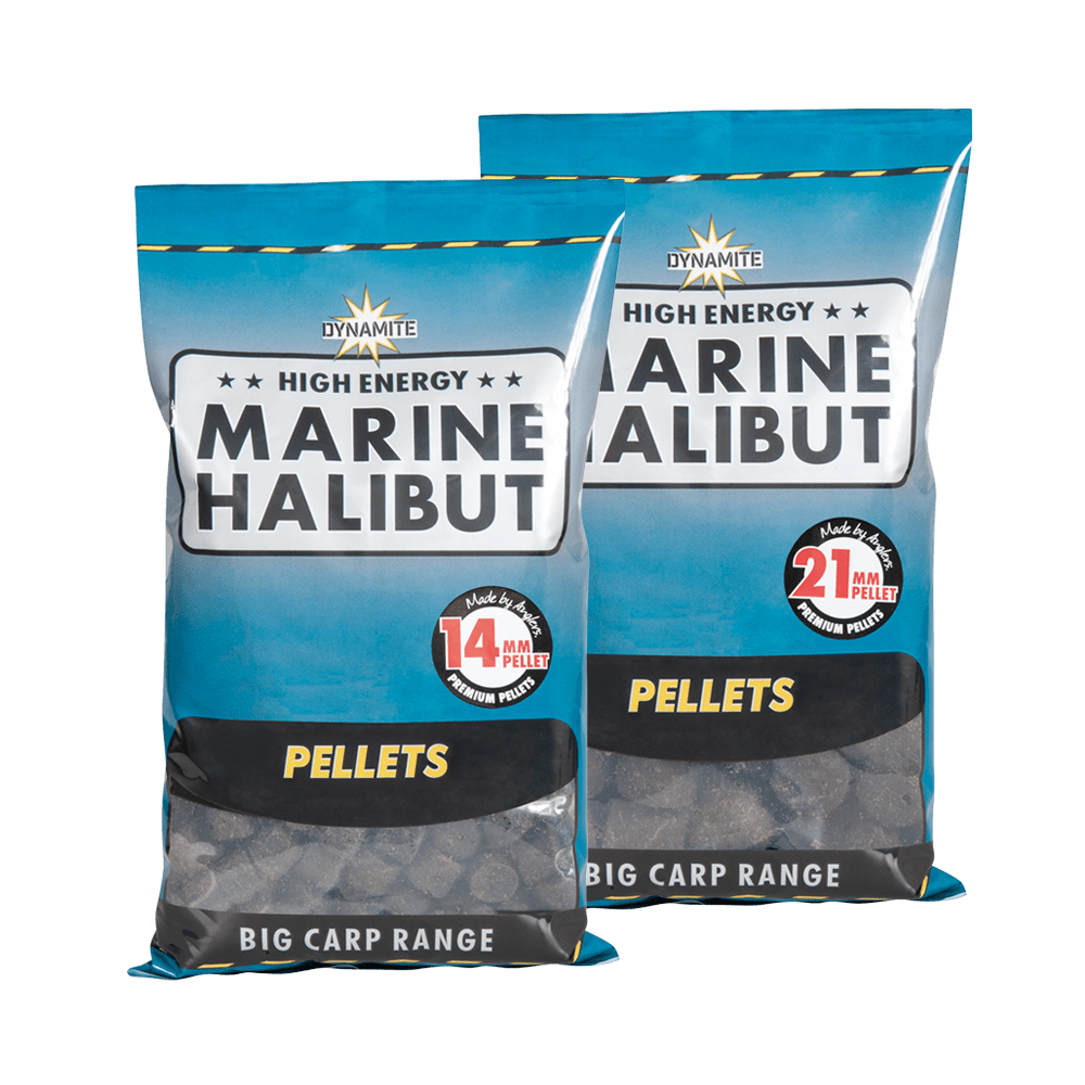 Dynamite Baits Marine Halibut Pellets Pre - Drilled  900g