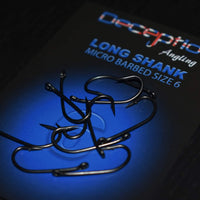 Deception Angling  LONG SHANK micro barbed